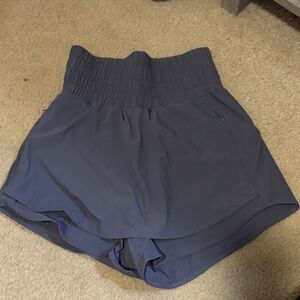 Women's grey high waisted skort